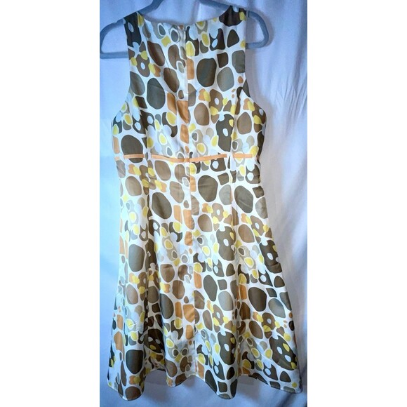 Chadwick’s Dress V-neck Sleeveless Ribbon Belt Lined Women’s Size 14 - Picture 2 of 10